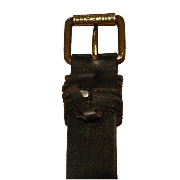 Vintage BUFFALO DAVID BITTON Black Leather Belt, Size M, CA17311 - Picture 7 of 9